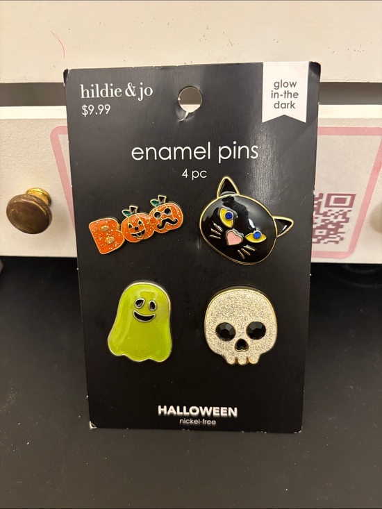 Jewelry - Halloween Enamel Pin 4PCS Set